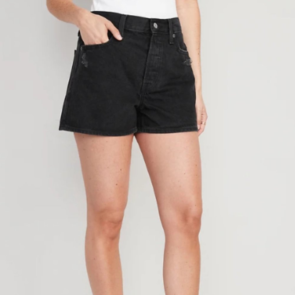 Old Navy Black Jean Shorts